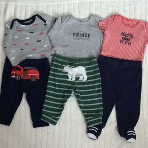 Baby Boy Lot of 3 Outfits